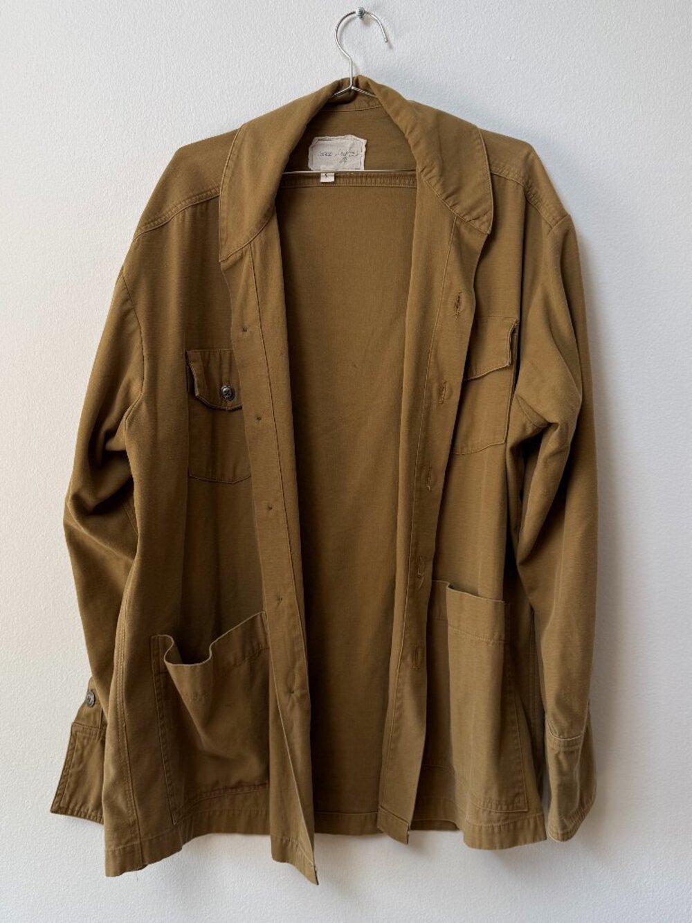 Greg Lauren Army Boxy Jacket Olive Green Size 5